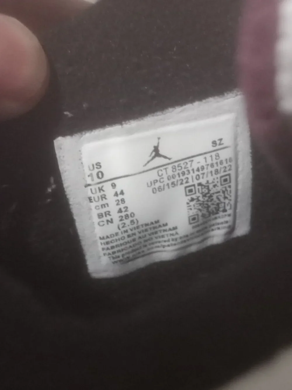Jordan Air Jordan 4 Retro Paris Saint-Germain Bordeaux White Black Sneaker Sz 10